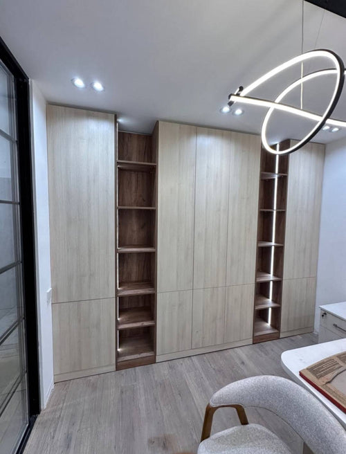 Açıq Rəfli Paltar Dolabı - Levent Mebel