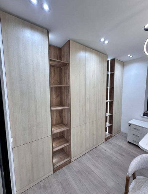 Açıq Rəfli Paltar Dolabı - Levent Mebel
